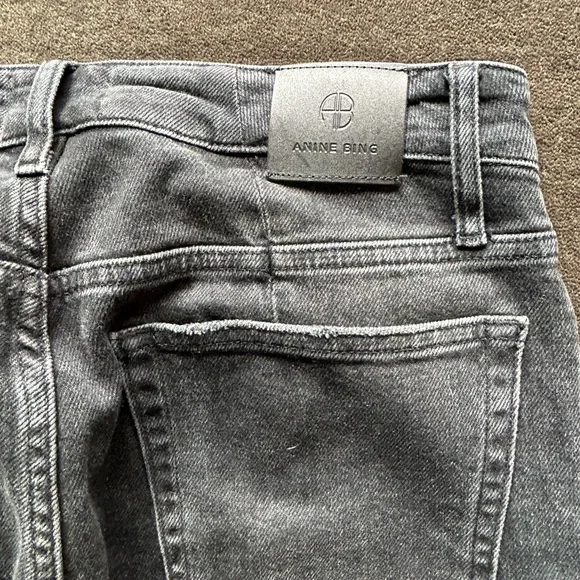 Anine Bing (29)Heath High Rise Skinny Exc cond. slit inside of ankle - Picture 4 of 5